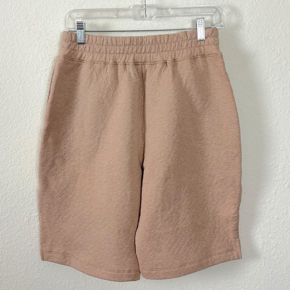 Lunya Restore Double Faced Shorts Tan Nude Size Medium NEW Neutral Sleep Lounge - Picture 8 of 14